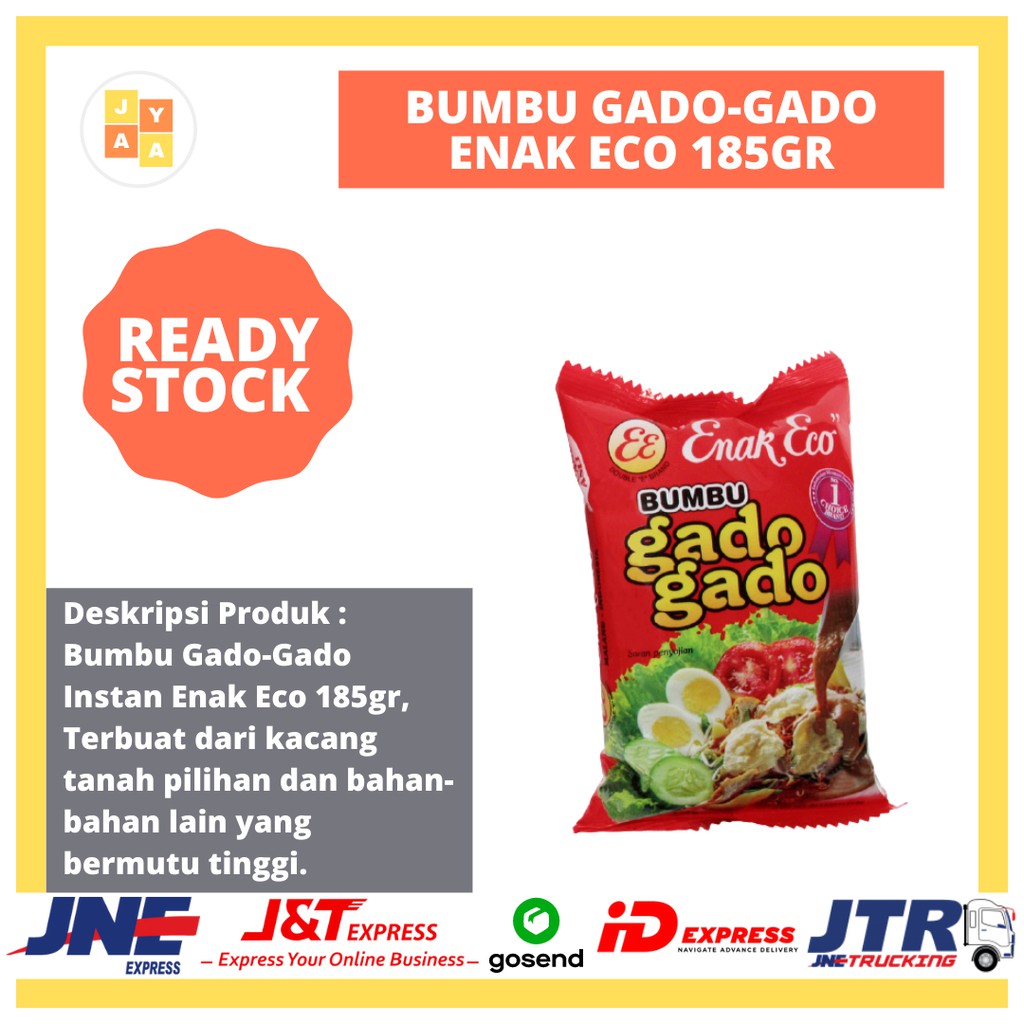 

Bumbu Gado-Gado Instan Enak Eco 185gr