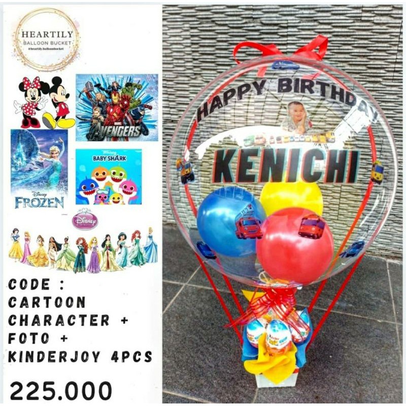 [READY JKT 1 HARI JADI] BUKET BALON FOTO BUKET FOTO BALON BUCKET BALON BUKET BUNGA BOUQUET BALLOON
