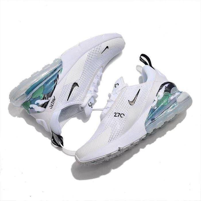 air max 270 white with flowers
