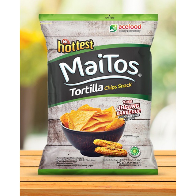 

MR.HOTTEST MAITOS TORTILLA JAGUNG BBQ 140G