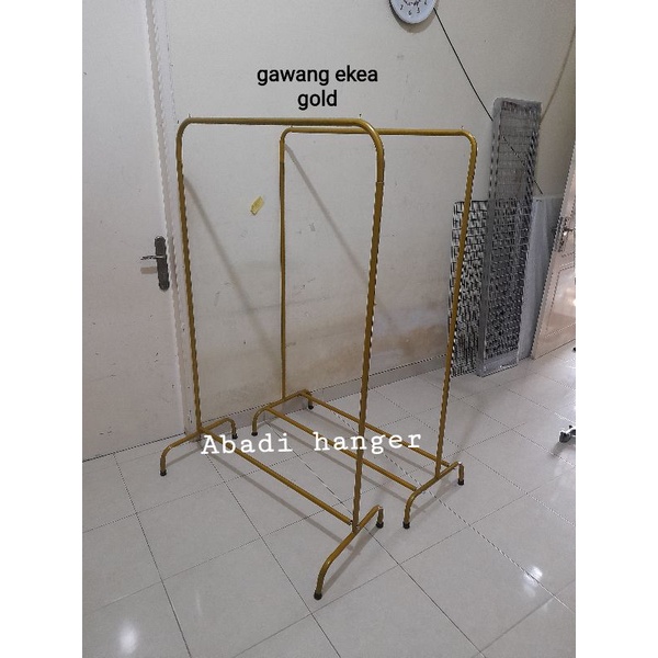 gawang ekea gold / gantungan baju gold