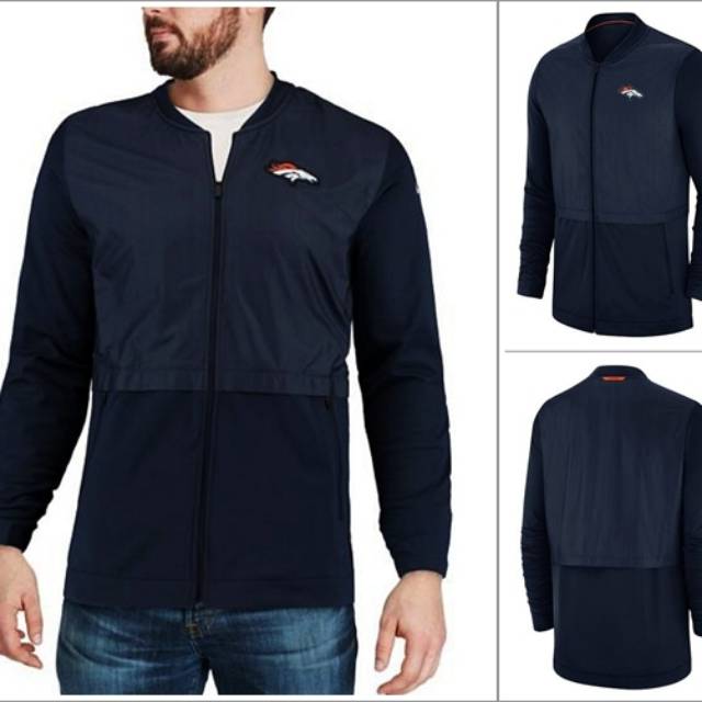 Jaket NFL Sideline Broncos Hybrid Elite By Nike Original