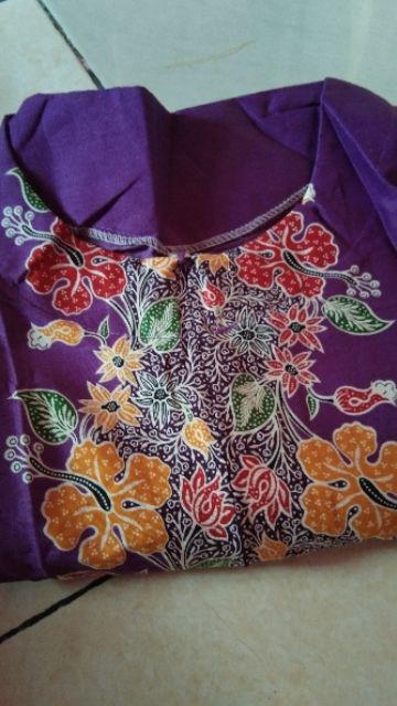Tunik Batik Atasan Baju Wanita Bg 412