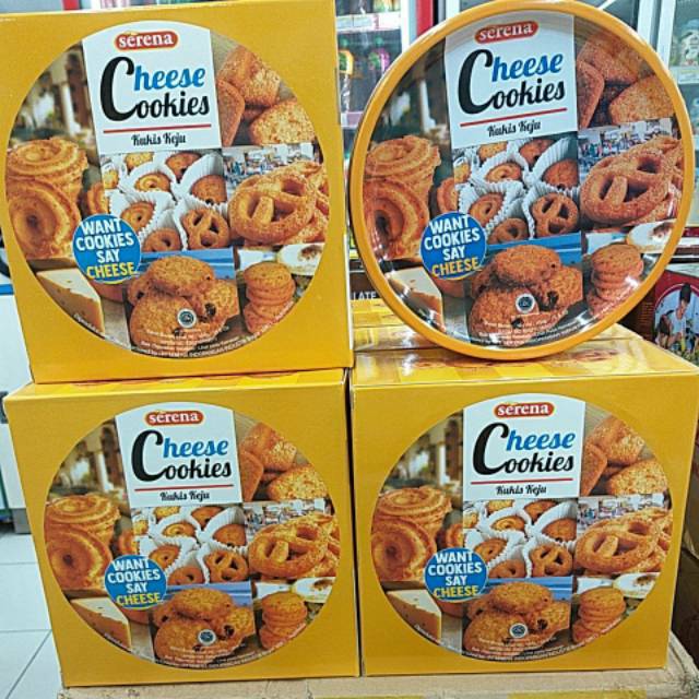 

Kue kering | Kue Cookies | Serena Cheese Cookies kaleng 454Gram | Promo | Promo Flush Out