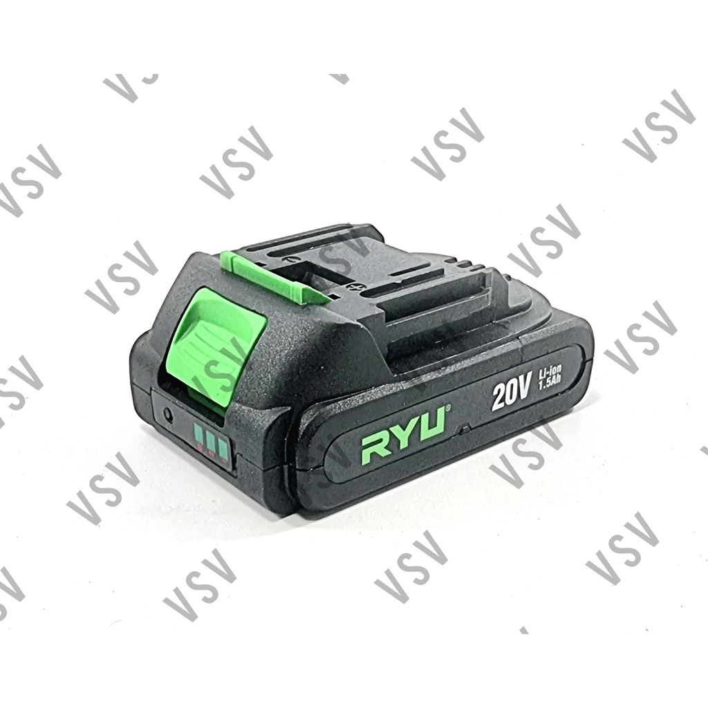 RYU Battery 20Volt 1.5Ah Baterai Untuk Semua Mesin Cordless RYU 20V