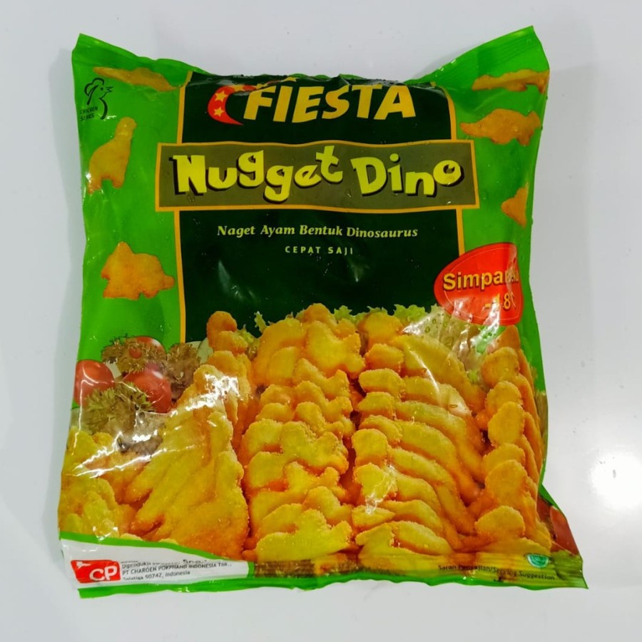 

Fiesta Nugget Dino 400gr Naget (berbentuk Dinosaurus)