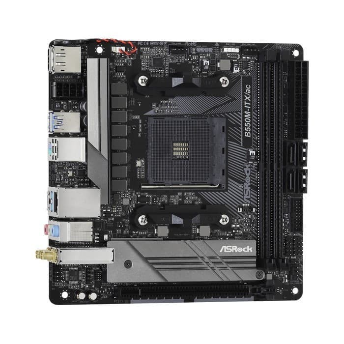 ASRock B550M ITX/AC (AM4, AMD Promontory B550, DDR4, USB3.2, SATA3)