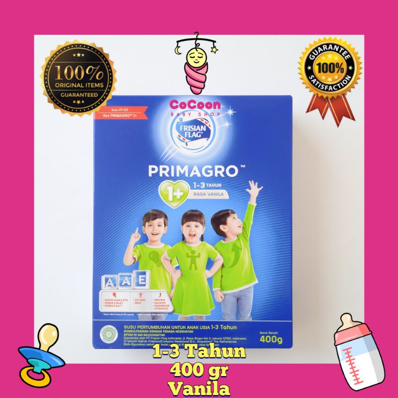 Susu Formula Anak Frisian Flag Primanutri 123 1-3 tahun 400 gr Vanila