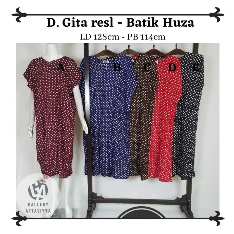 D Gita Resl by HUZA / Daster Homedress Murah Batik Pekalongan Grosir ecer