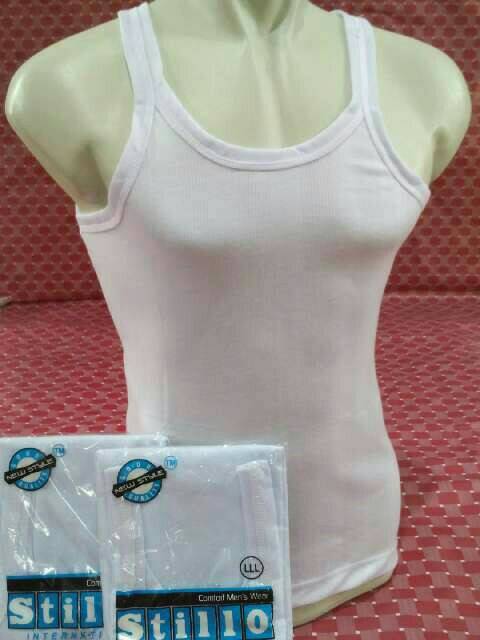 Singlet kaos dalam pria M , L , XL , 3L / LLL Stillo halus murah