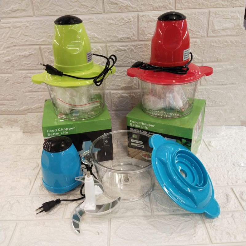 Blender kapsul food Chopper better life kapasitas 2 liter