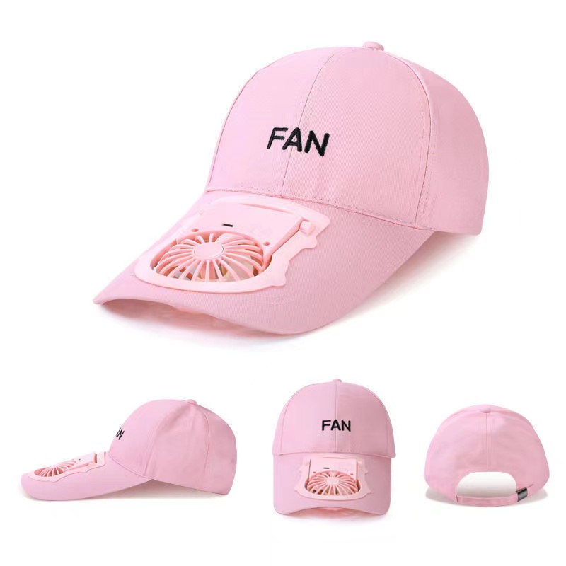 FASHION TRAVELING TOPI KIPAS ANGIN USB MINI CAP WITH MINIFAN USB