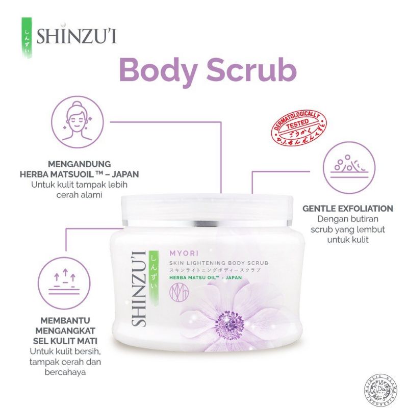 BPOM SHINZUI LULUR / SHINZUI BODY SCRUB LULUR 200gr