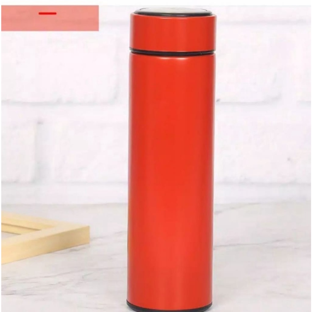 Termos Air Panas 500ml Polos stainless Tahan 24 Jam-Smart Tumbler Thermos Air Panas Mini stenlis 500ml Vaccum Termos Viral Kekinian Model Polos Tahan Air Panas Dan Dingin Stenlis Awet Kuat Tahan Lama