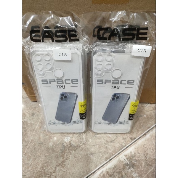 Softcase Realme C15 Silikon Casing Selicon Case Bening Transparan Terasfaran Pelindung Pro Camera