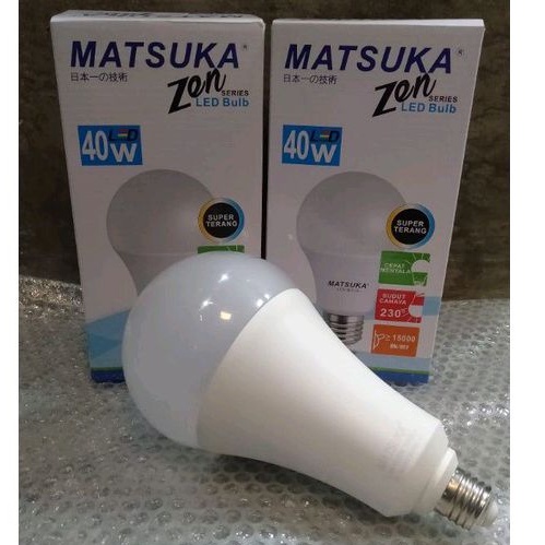 Lampu Led Bulb Matsuka Zen Series Super Terang 32/40/50Watt