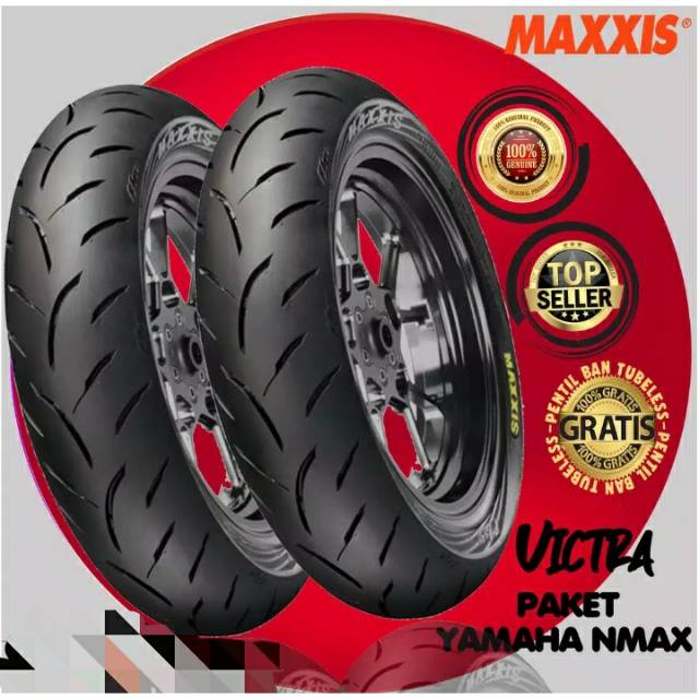 Sepasang Ban Nmax N Max 120/70-13 & 140/70-13 Maxxis Victra S98 MA F1ST