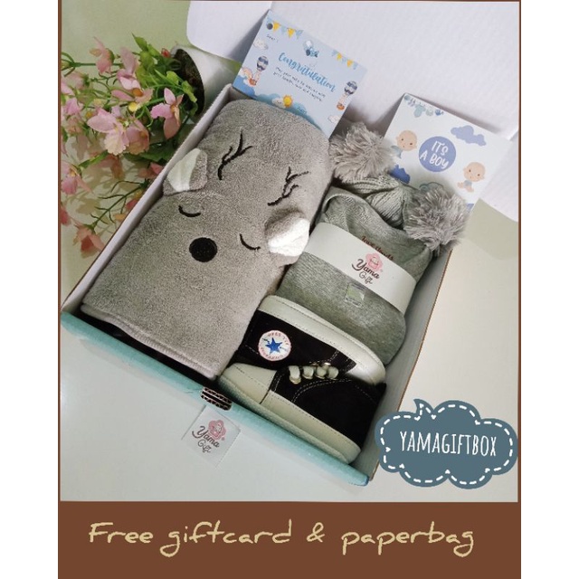 yama giftbox hampers bayi parsel kado kelahiran handuk jumper bayi