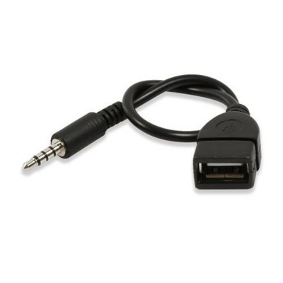 Aux Jack To Usb Female I Adapter Mobil Aux Usb Kabel I Aux Jack Ke Usb Cewek