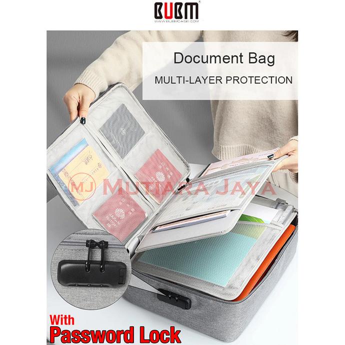 

PROMO BUBM Tas Koper Dokumen Organizer Dengan Kunci