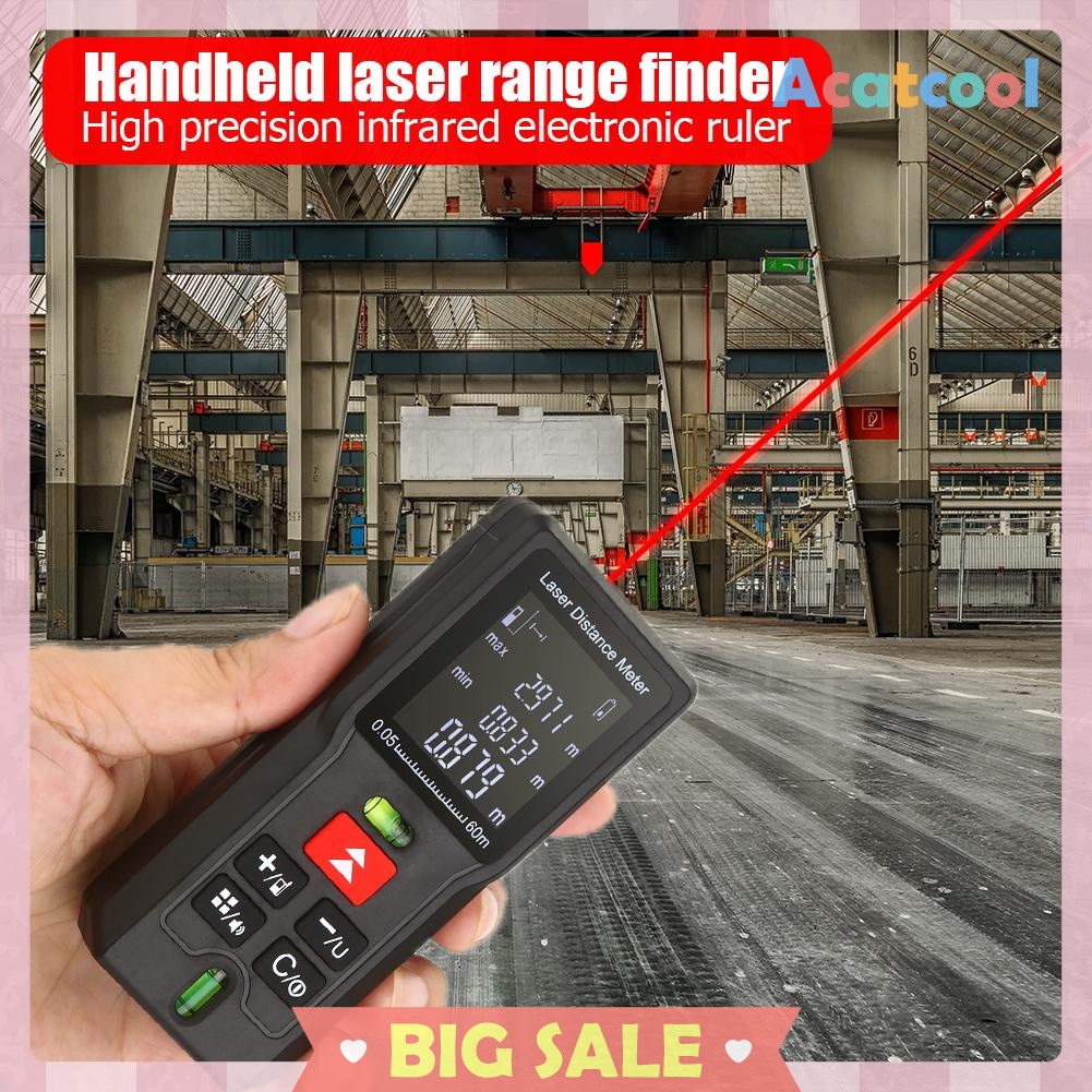 40/60/80/100m Laser Rangefinder Distance Meter Range Finder Electronic Tape