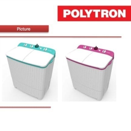MESIN CUCI 2 TABUNG 7KG POLYTRON PWM702