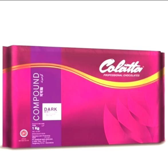 

Ht62D Colatta Dark Chocolate Compound 1Kg / Coklat Batang Ht52Hh