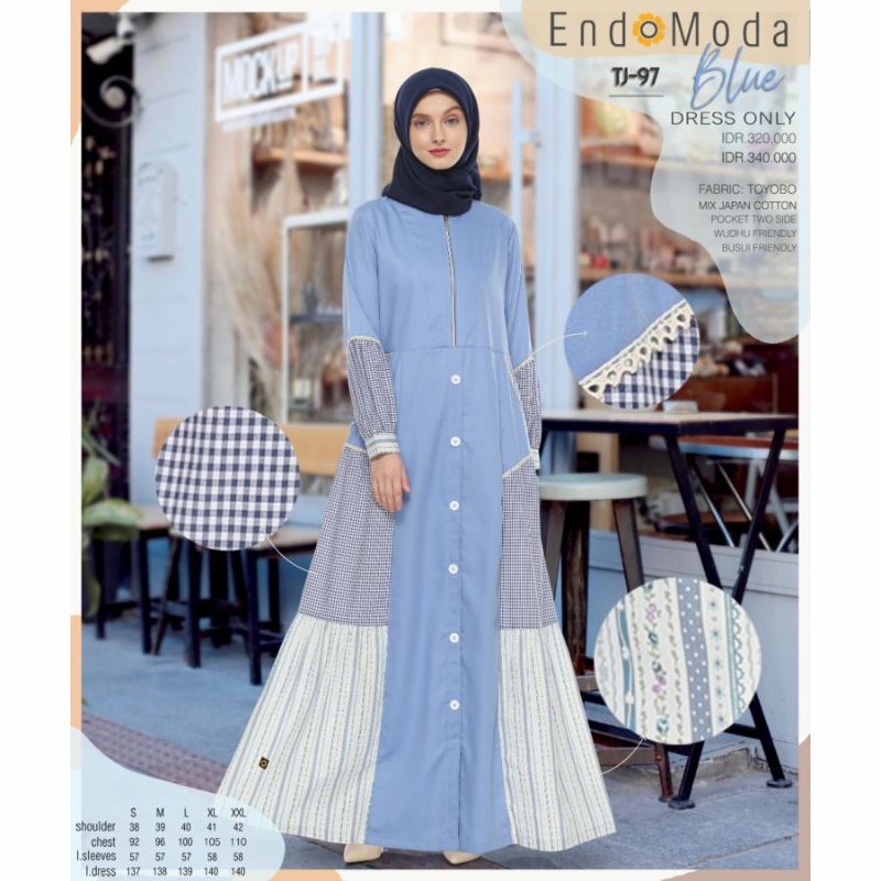 GAMIS ENDOMODA TJ97 BLUE SZ M LD96 (GAMIS ONLY)