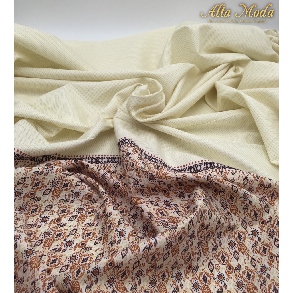 

Alta Moda Katun Motif Fancy Shirting Tenunan Coklat - Yellow Kain Premium (1M)