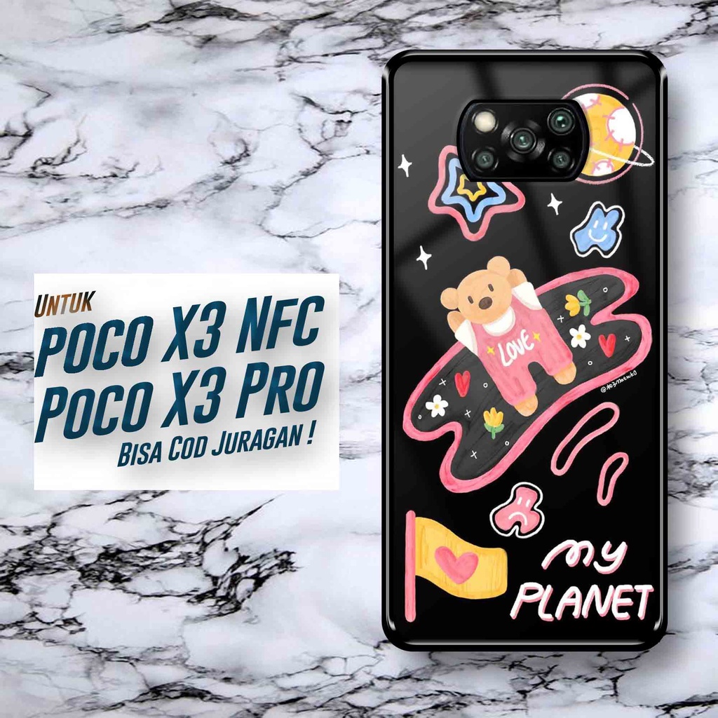 SRC - Case Xiaomi Poco X3 / X3 Pro / X3 NFC Casing Hard case 2D Terbaru [ Aest My Planet Nasa Astron