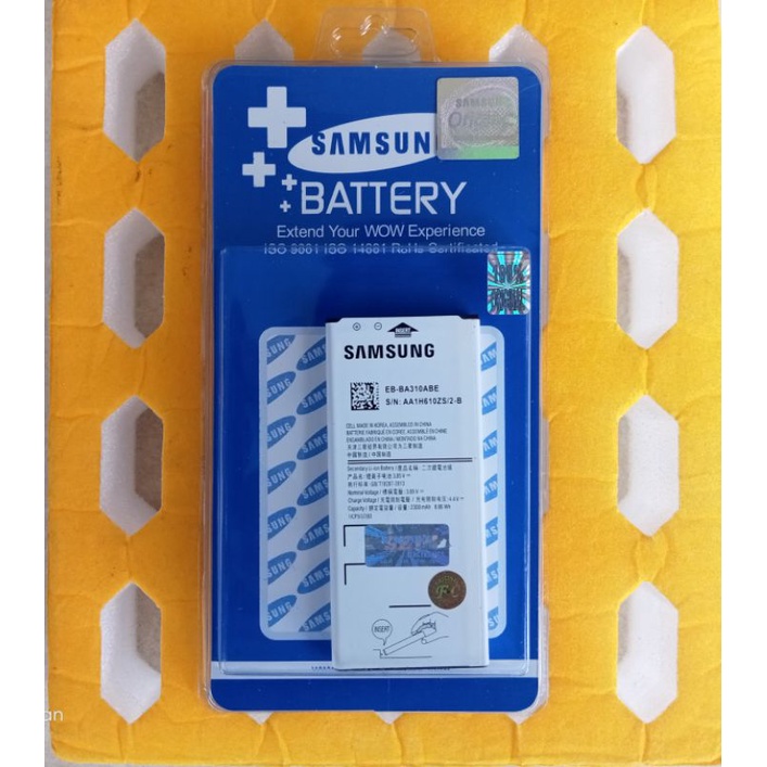 Baterai Samsung Galaxy A3 A310 2016 Original Battery  SAMSUNG A310 A3 2016 ORIGINAL SEIN bergaransi