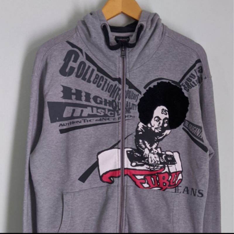 zip hoodie fubu the collection