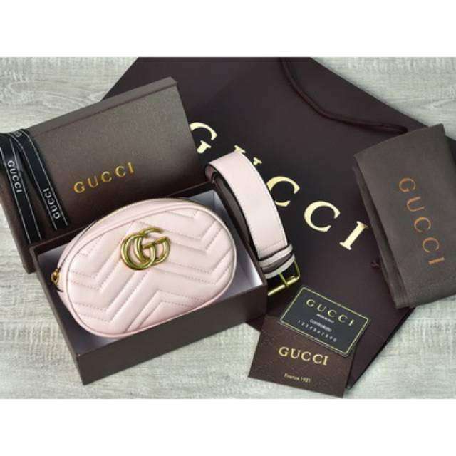 Tas Pinggang Gucci GG Marmont Matelasse