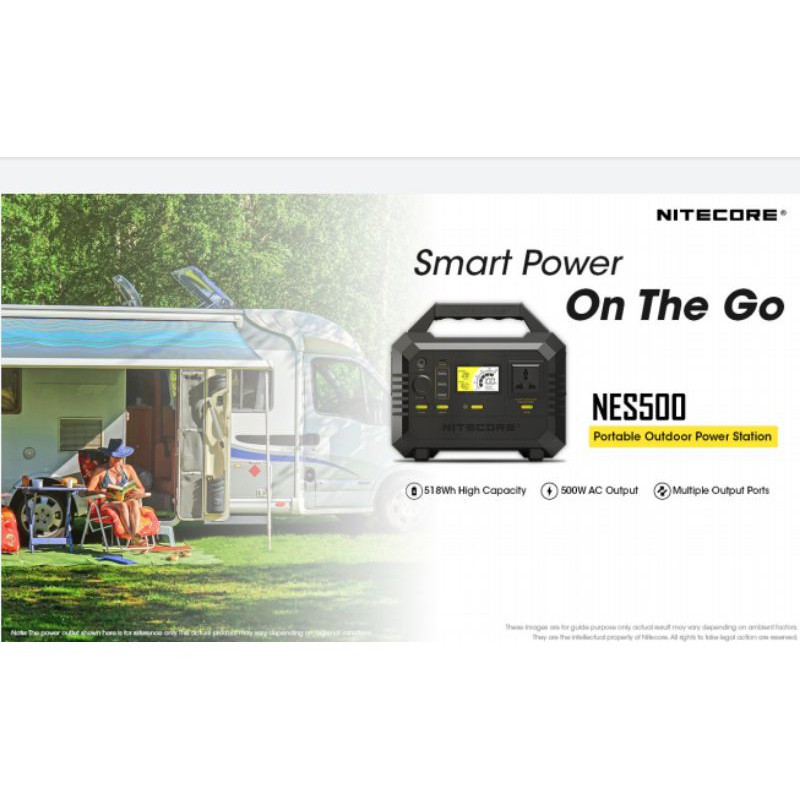 Portable Outdoor Power Station Nitecore NES500