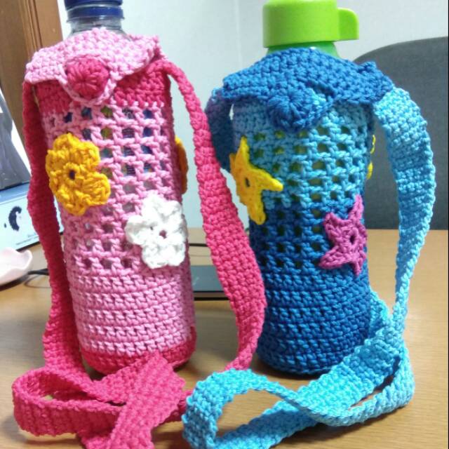 Tas botol minum rajut