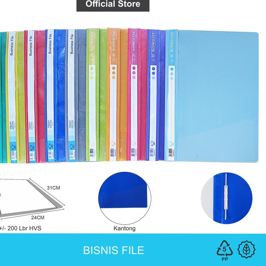 

EAGLE Map Plastik / Business File / Bisnis File / Map Snel / Map Plastik Acco A4 Isi 12 PCS..