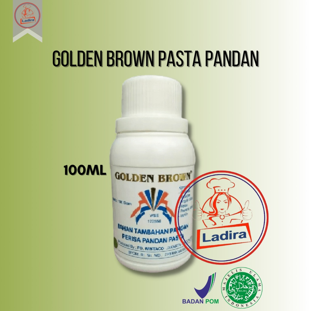 GOLDEN BROWN PASTA PANDAN perisa makanan pasta kue perasa makanan cair pewarna PANDAN / COFFEE BOY /