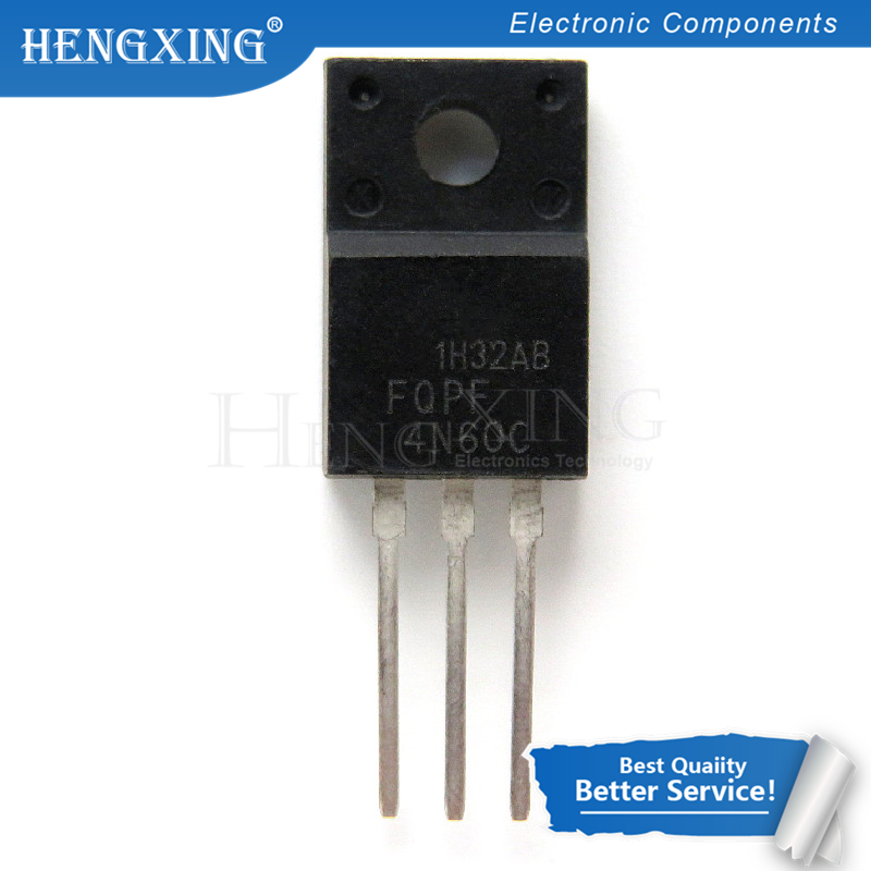 10pcs/lot FQPF4N60C 4N60C 4N60 TO-220 In Stock