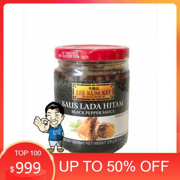 

Terlaris Lee Kum Kee Black Pepper Sauce-Saus Lada Hitam 230 gr