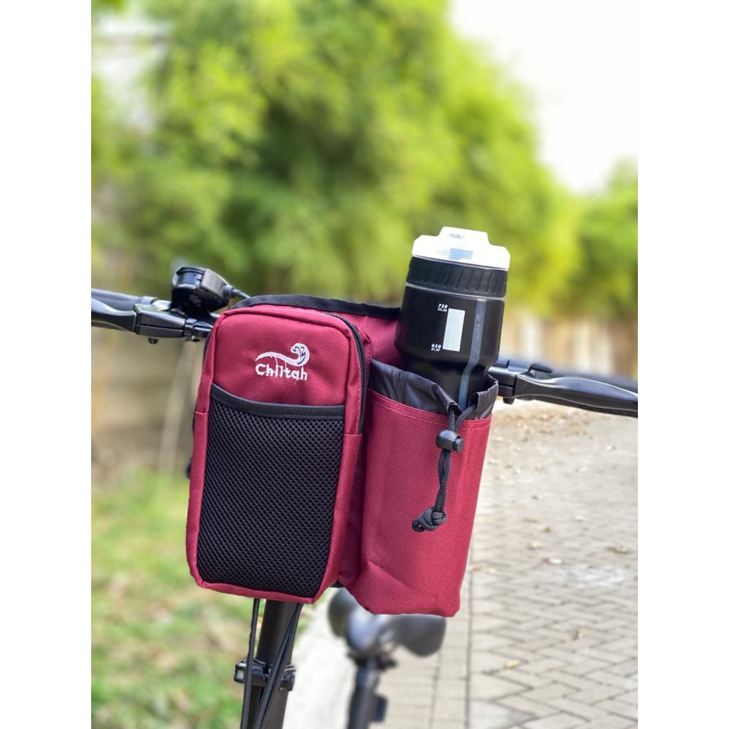 Tas  Sepeda kecil sepeda lipat Minion  Tas Sepeda Stang Botol Minum  Mountain Bike Powerbank
