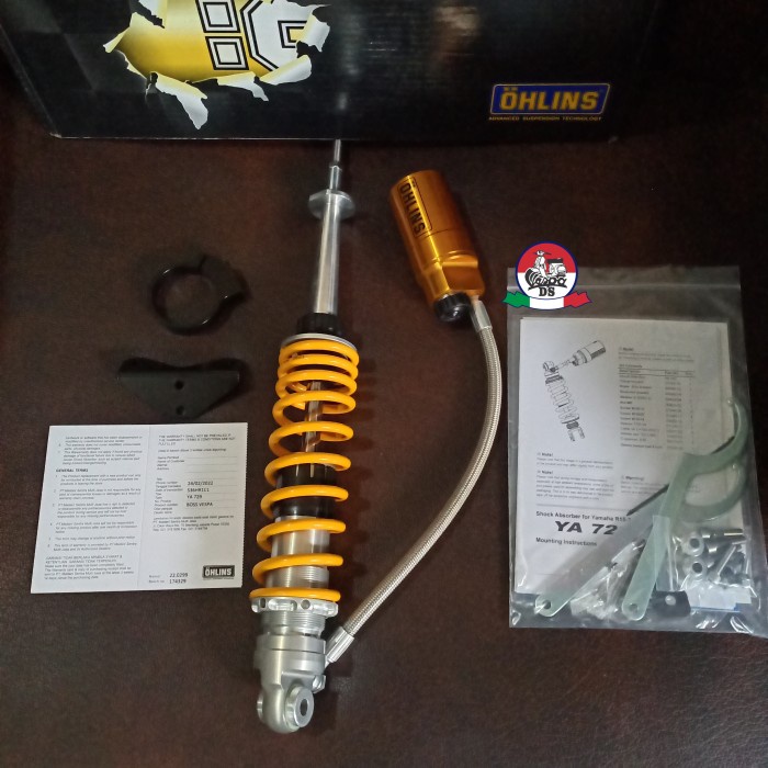 Shock Tabung Pisah Ohlins YA Series Rear Vespa Sprint Primavera