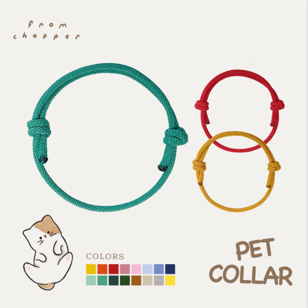 From Chopper | Knot Collar (Dog Collar/Cat Collar) (Kalung Anjing / Kalung Kucing)
