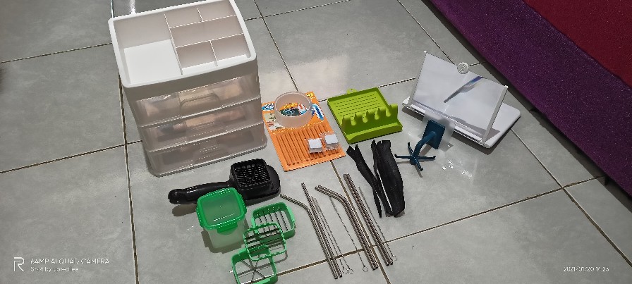 Hanger Gantungan Putar Spatula Serbaguna Hook 4 In 1 Alat Dapur Kamar Mandi Wall Tempelan Aksesoris Kitchen Master Chef Dekorasi Interior