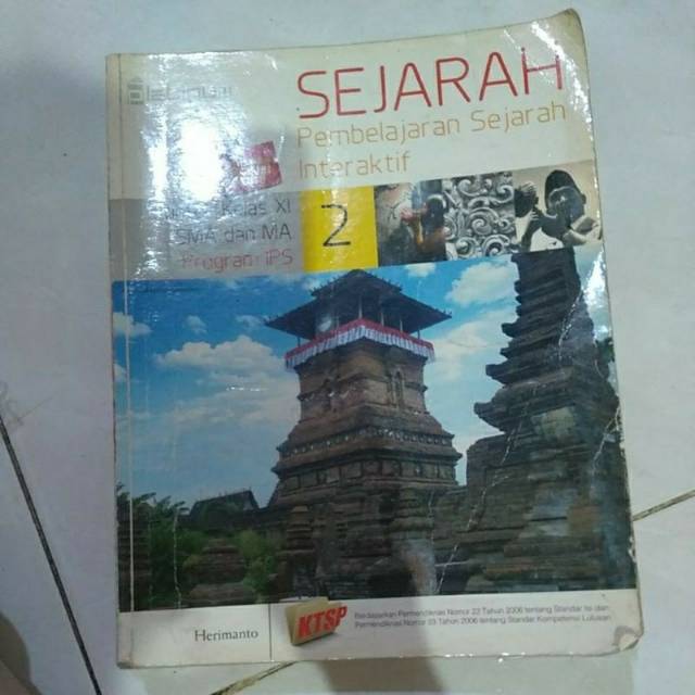 Buku second platinum Sejarah SMA 2 Kelas XI KTSP