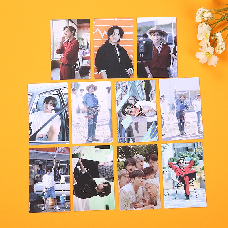 11pcsset Kartu Foto Kpop BTS JK JIMIN JHOPE JIN SUGA