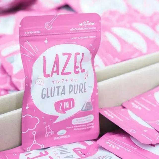 Lazel Gluta Pure ORI THAILAND 100% (GARANSI UANG KEMBALI)