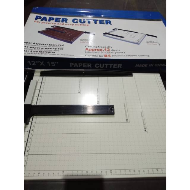 

Paper Cutter B4 12 X 15