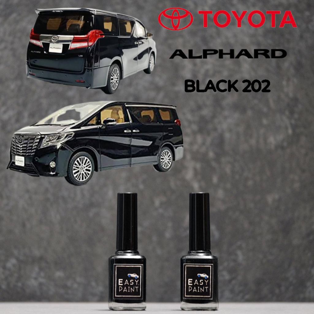 Cat Oles Black Solid 202 Toyota Alphard Hitam Solid