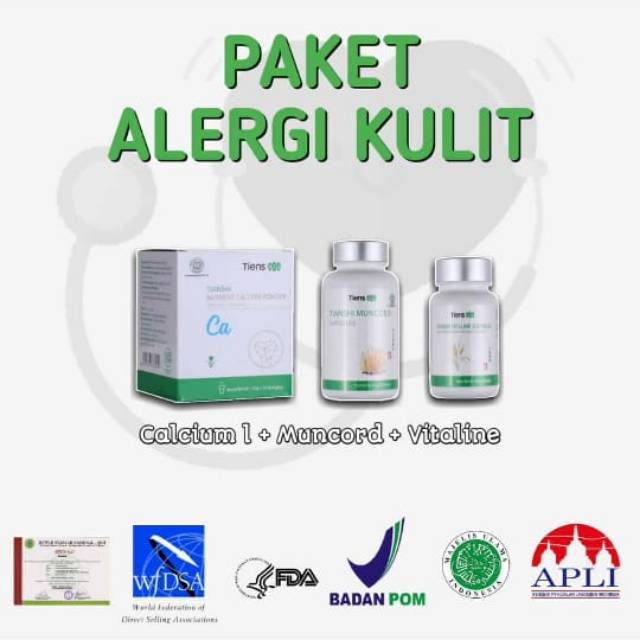 Paket alergi kulit dari Tiens Syariah