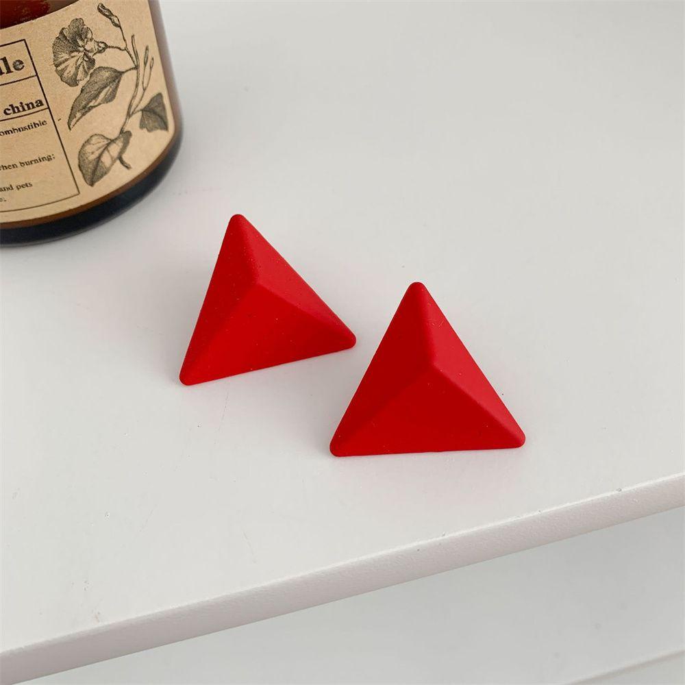 PREVA Geometric Earrings Triangle Ornaments Charm Jewelry Round Earring Maw